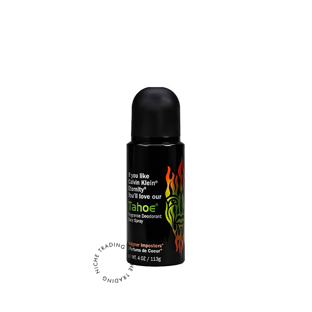 Designer Imposter Tahoe Body Spray for Men 113g - Designer Imposter | Niche Trading Qatar