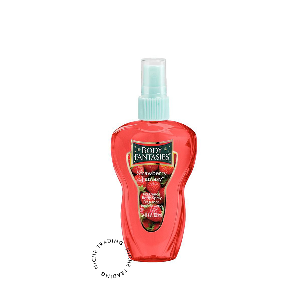 Body Fantasies Strawberry Body Spray 100ml - Body Fantasies | Niche Trading Qatar