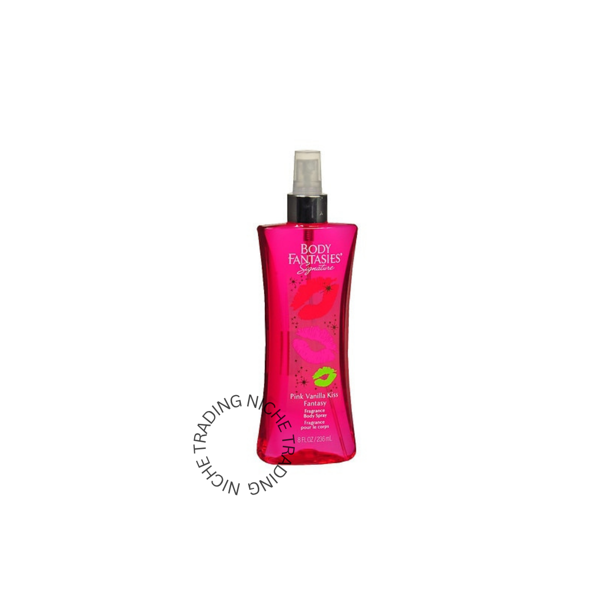 Body Fantasies Signature Pink Vanilla Kiss Body Spray 236ml - Body Fantasies | Niche Trading Qatar