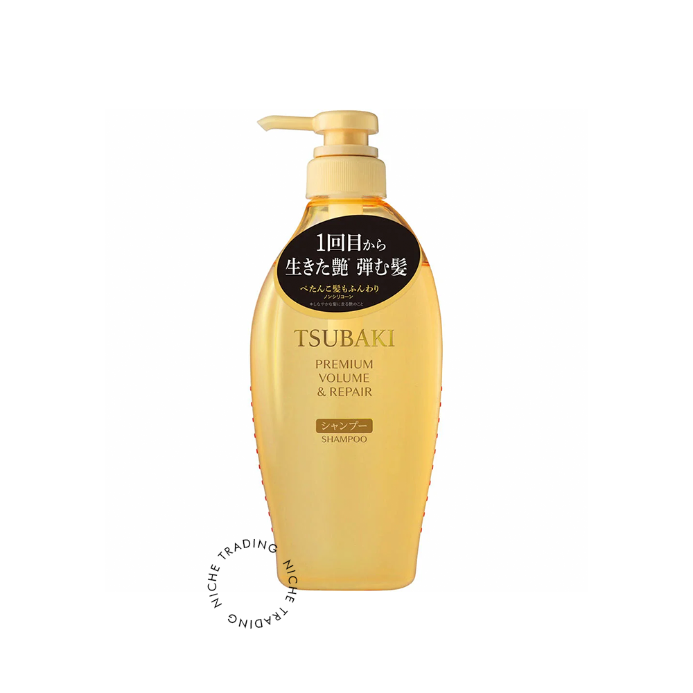 Tsubaki Premium Volume & Repair Hair Line 450ml - Tsubaki | Niche Trading Qatar