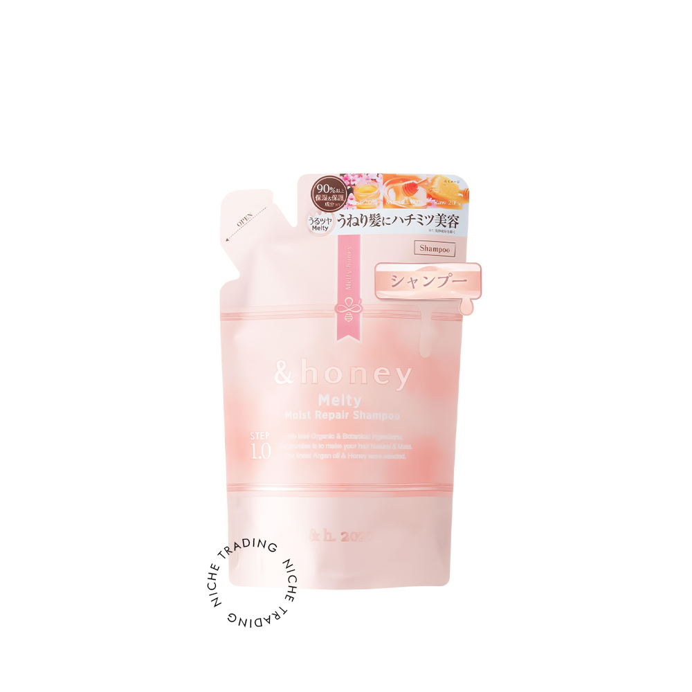 &honey Melty Moisture Repair Shampoo 1.0 Refill 350ml - &Honey | Niche Trading Qatar