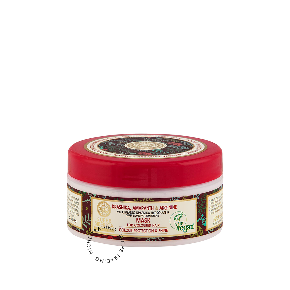 Super Siberica Krasnika, amaranth & arginine. Mask for Coloured Hair, 300ml