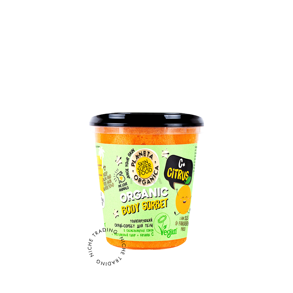 SKIN SUPER GOOD Natural Body Scrub, C+Citrus, 360ml