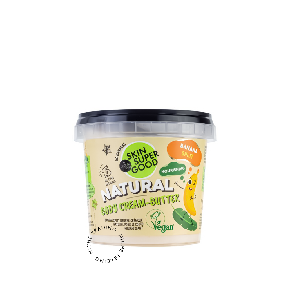 Skin Super Good Natural Body Cream-Butter, Banana Split, 360ml - Natura Siberica | Niche Trading Qatar