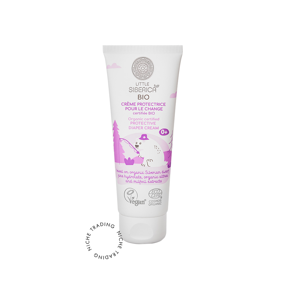 Little Siberica. Organic certified Protective diaper cream, 75ml