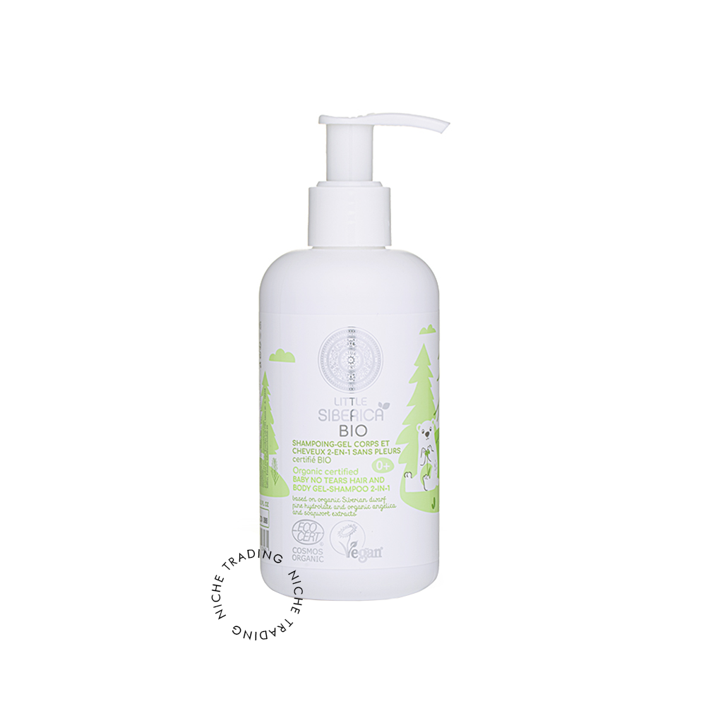 Little Siberica. Baby No Tears hair and body gel-shampoo 2-in-1, 250ml