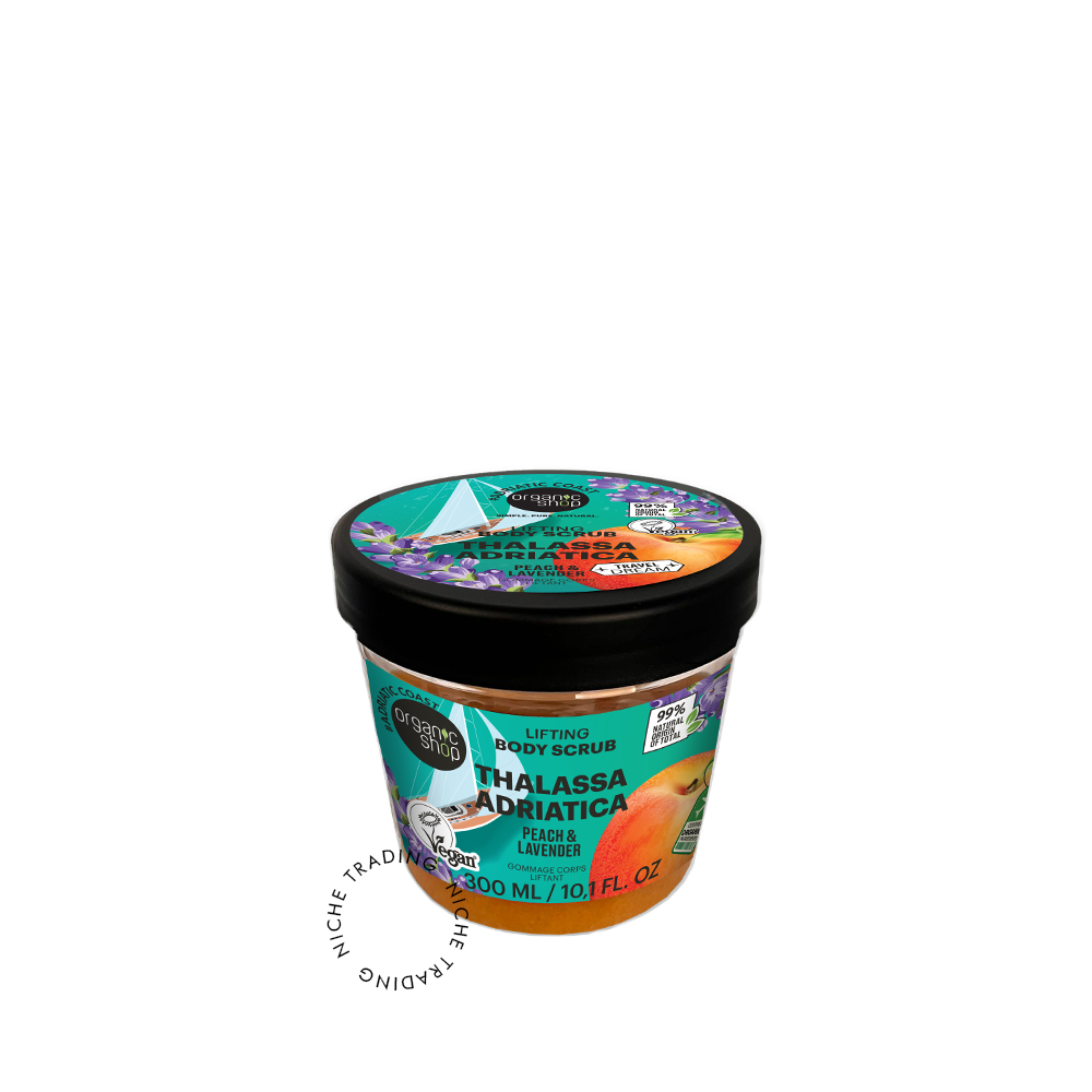 Thalassa Adriatica Body Scrub Lifting. Peach&Lavender, 300ml - Organic Shop | Niche Trading Qatar
