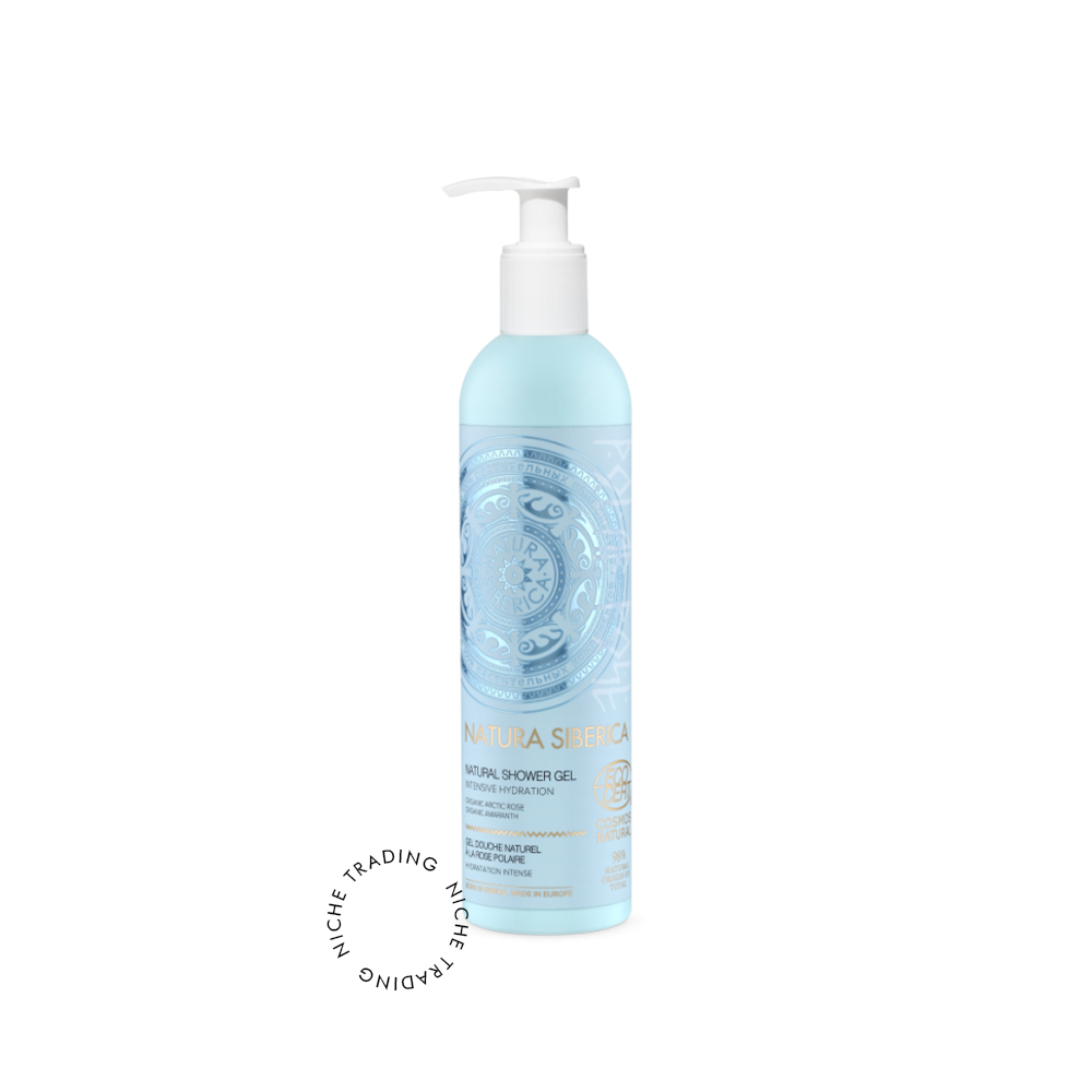 NS Polar Rose Natural Shower Gel, 400ml - Natura Siberica | Niche Trading Qatar