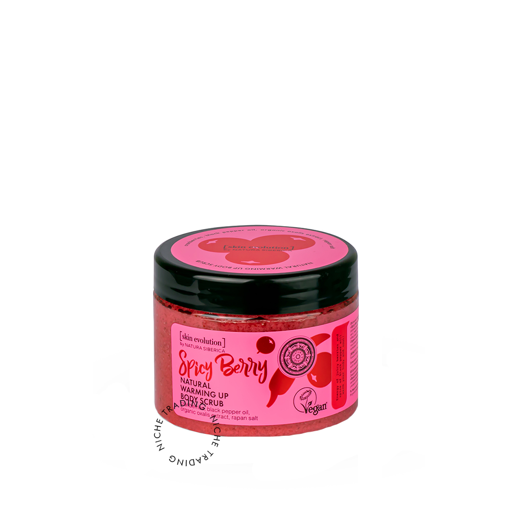 NS. Skin Evolution. Natural Warming Up Body Scrub SPICY BERRY, 300ml