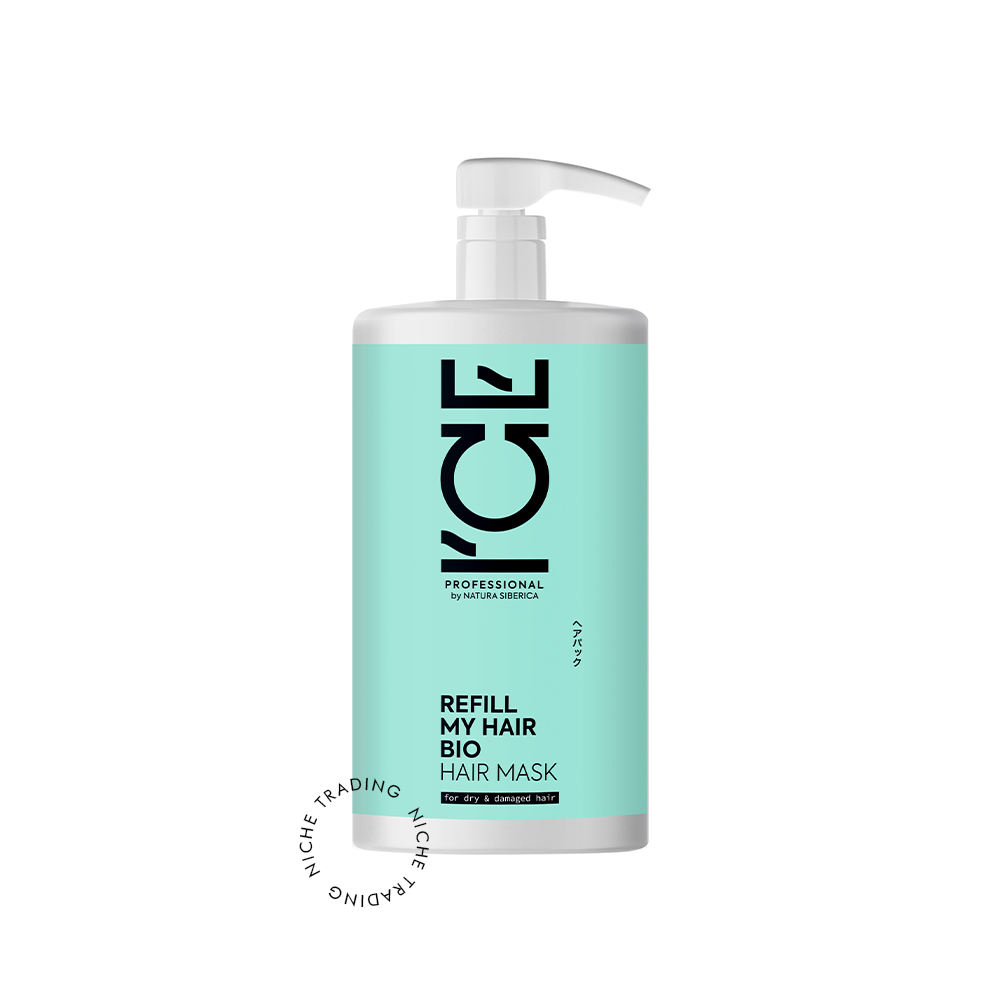 Ice by Natura Siberica. Refill My Hair Mask, 750ml - Ice | Niche Trading Qatar