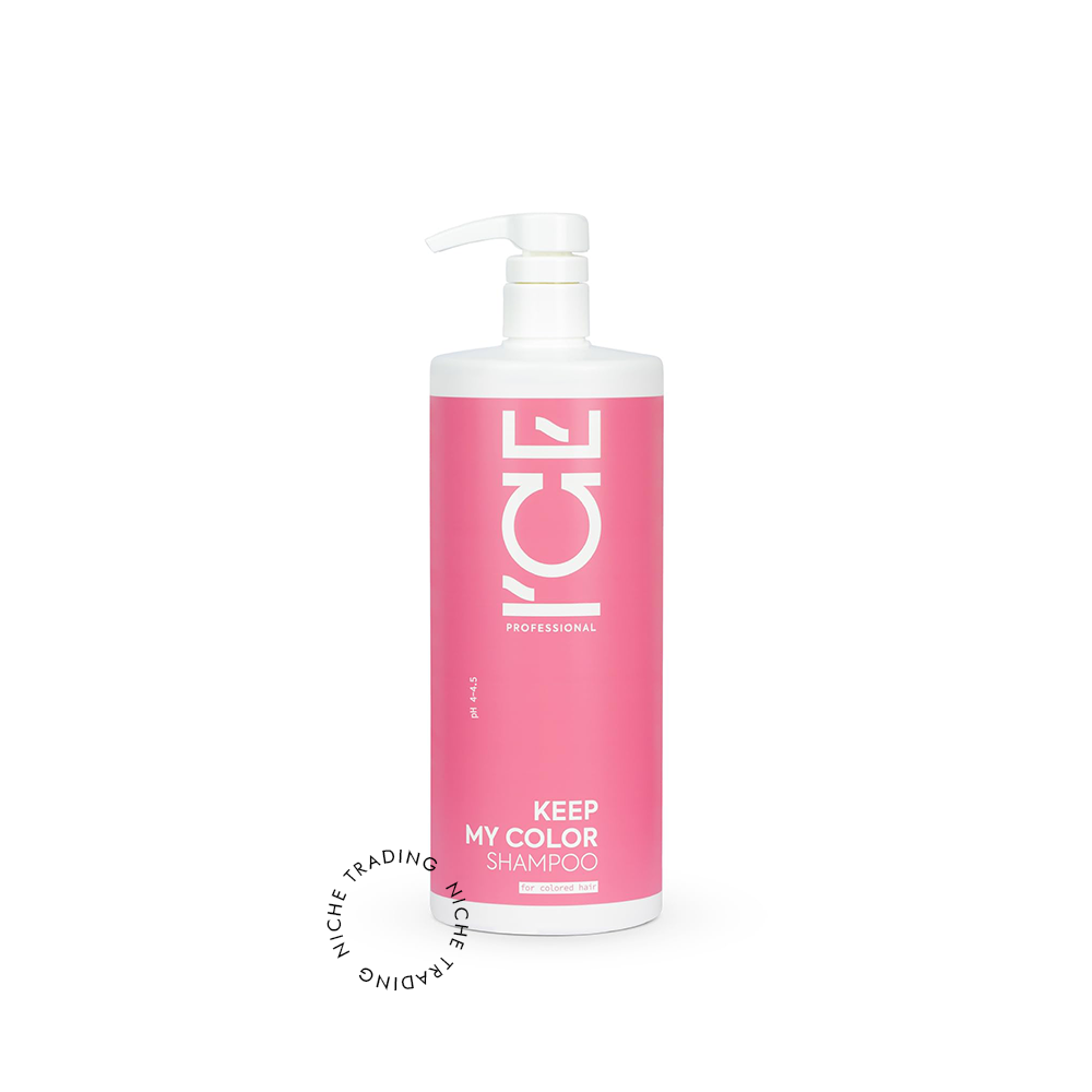 Ice by Natura Siberica. Keep My Color Shampoo, 1000ml - Ice | Niche Trading Qatar