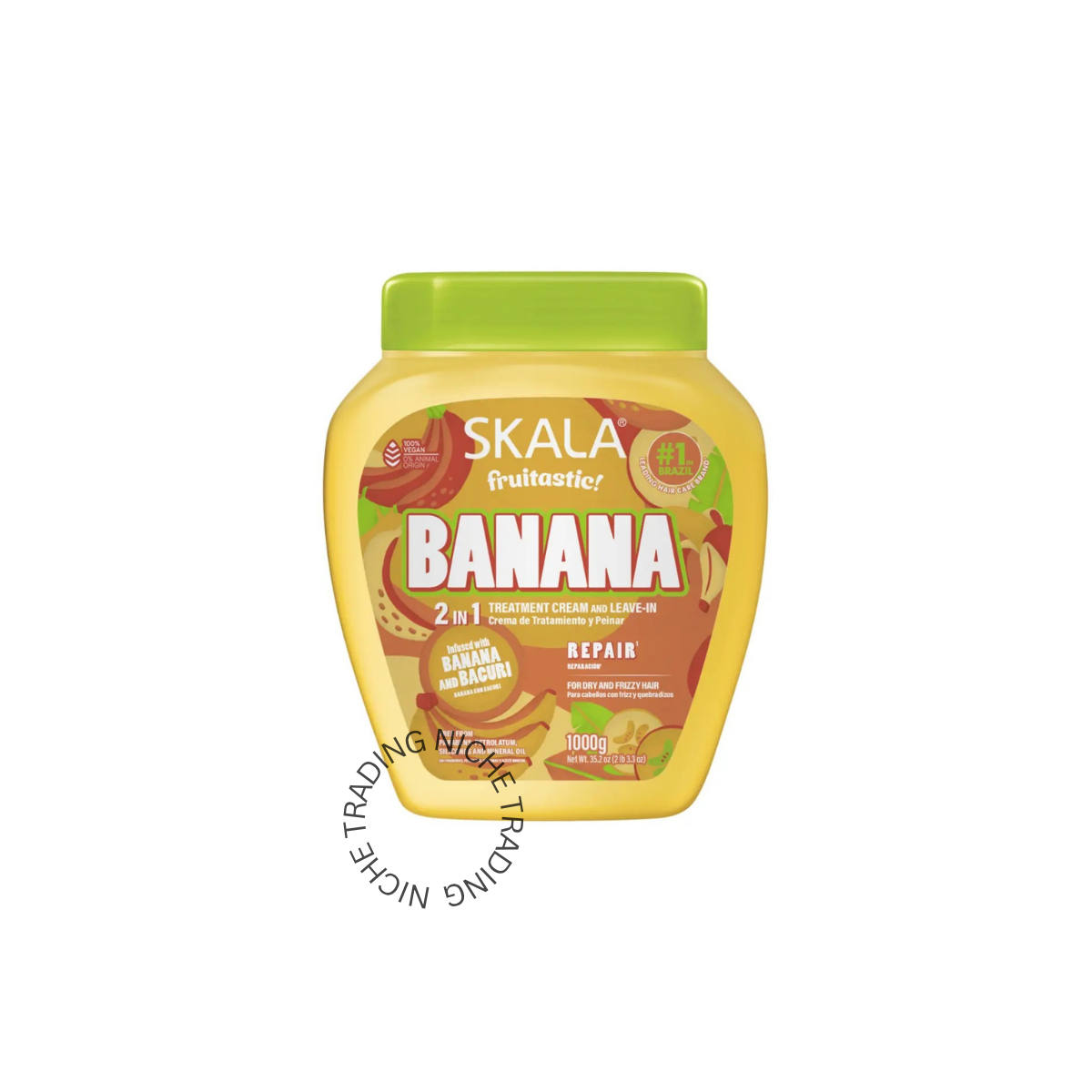 Skala Brasil Banana and Bacuri Hair Treatment Conditioning Cream 1000G - Skala | Niche Trading Qatar