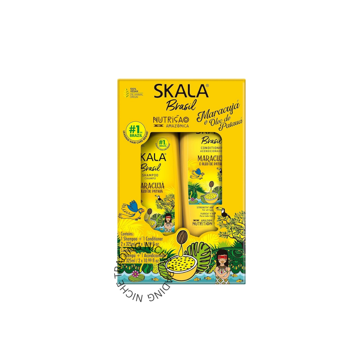 SKALA - MARACUJA E'OLEO DE PATAUA SHAMPOO + CONDITIONER 325 ML - Skala | Niche Trading Qatar