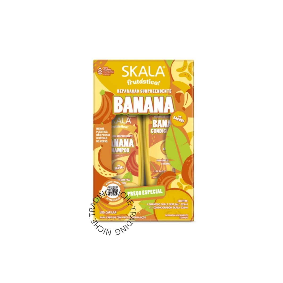 SKALA - BANANA SHAMPOO + CONDITIONER 35 ML - Skala | Niche Trading Qatar