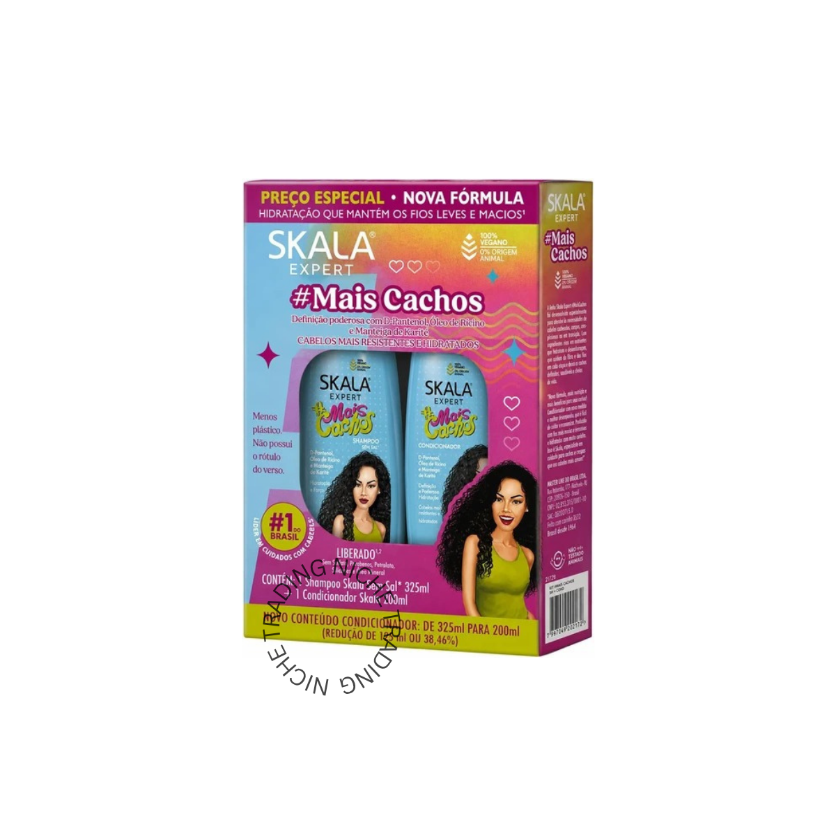 SKALA - MAIS CACHOS SHAMPOO + CONDITIONER 325 ML - Skala | Niche Trading Qatar