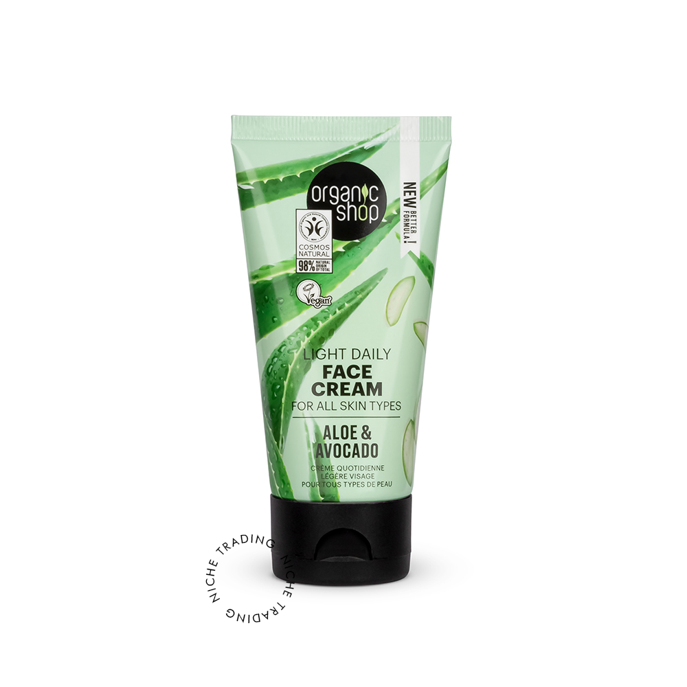 OS Light Daily Face Cream for all skin types Avocado and Aloe, 50ml