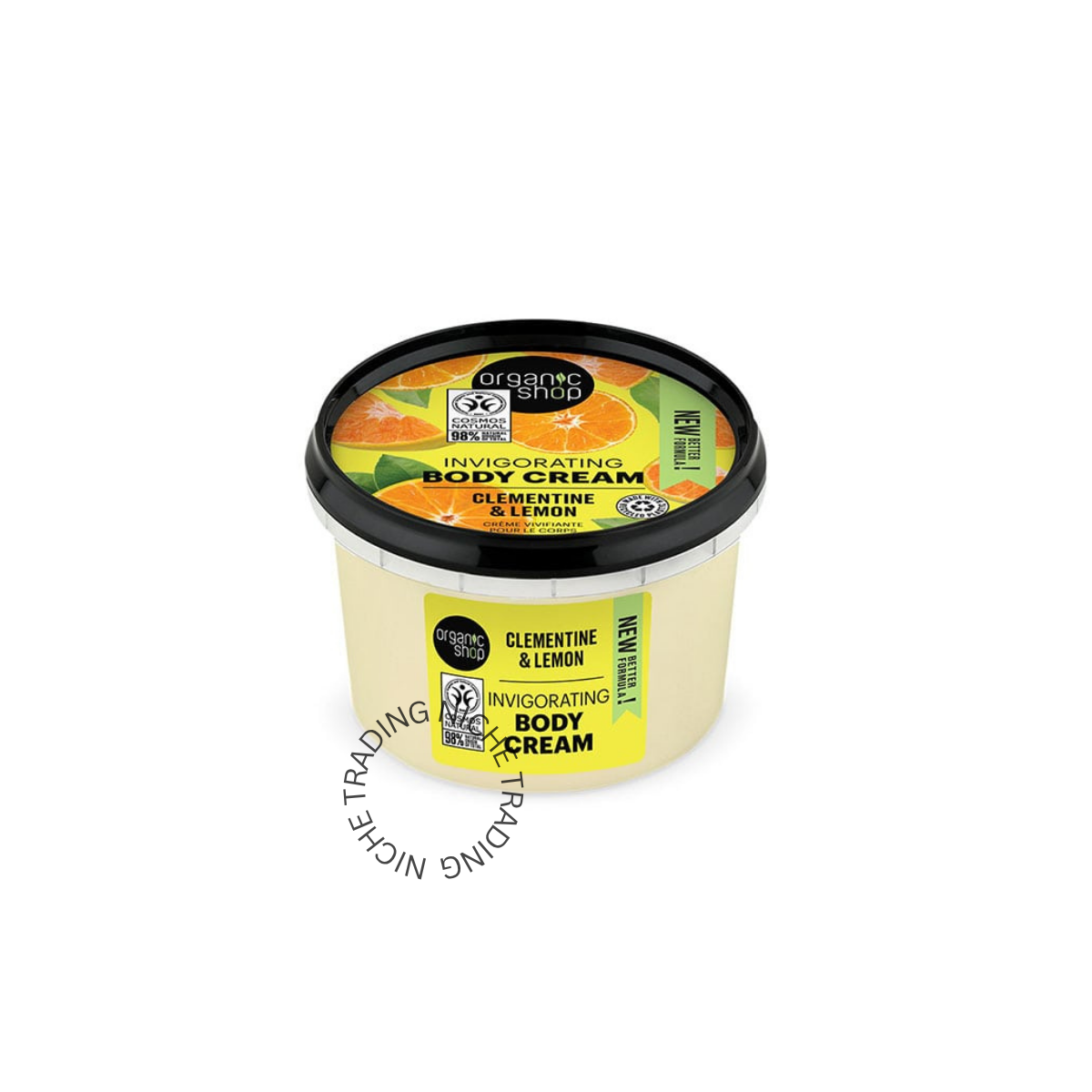 OS Invigorating Body Cream Clementine and Lemon, 250ml - Organic Shop | Niche Trading Qatar
