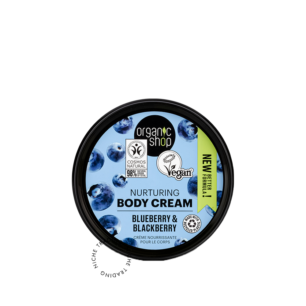 OS Nurturing Body Cream Blueberry and Blackberry, 250ml - Organic Shop | Niche Trading Qatar
