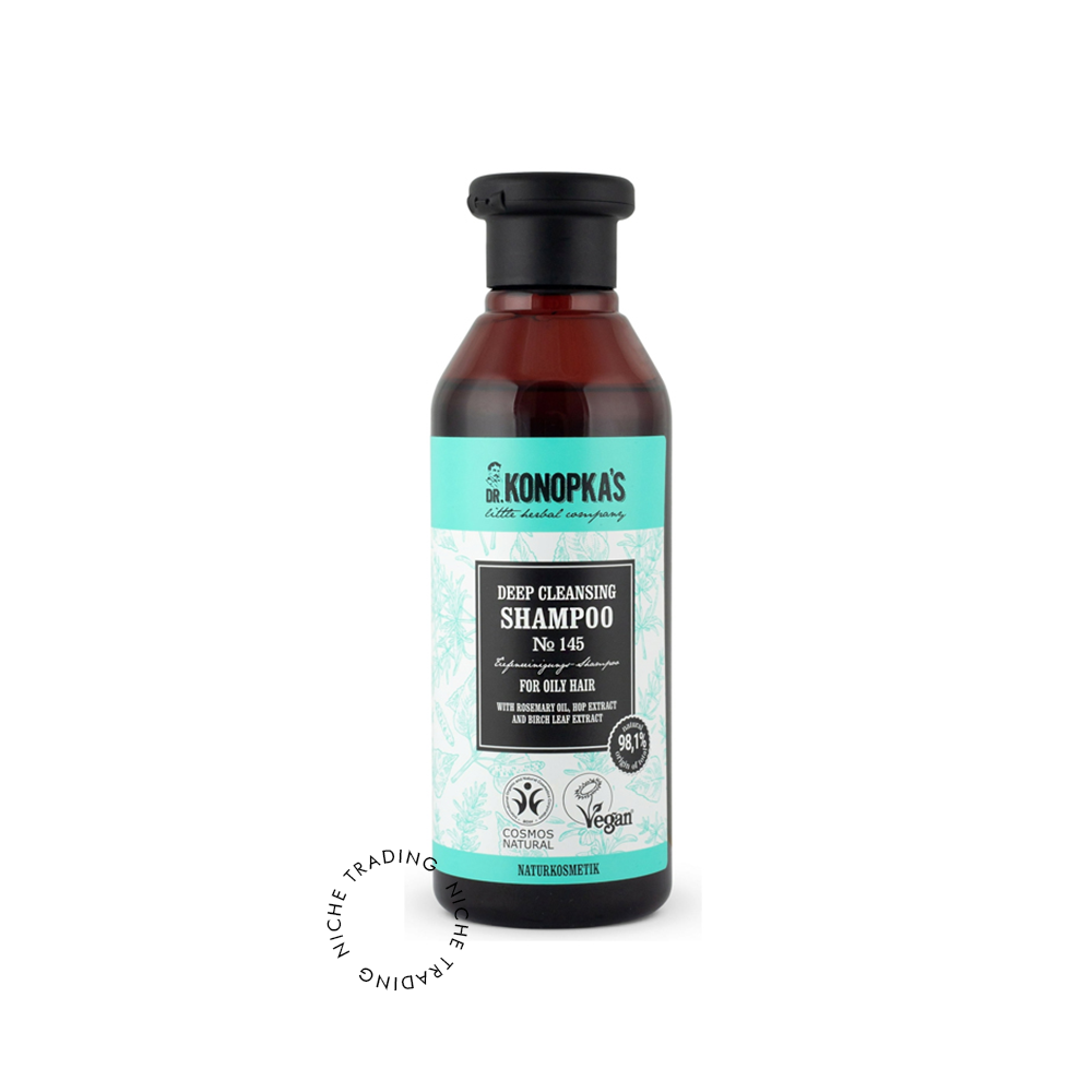 Deep Cleansing Shampoo №145 for Oily Hair 280ml - Dr. Konokpa | Niche Trading Qatar