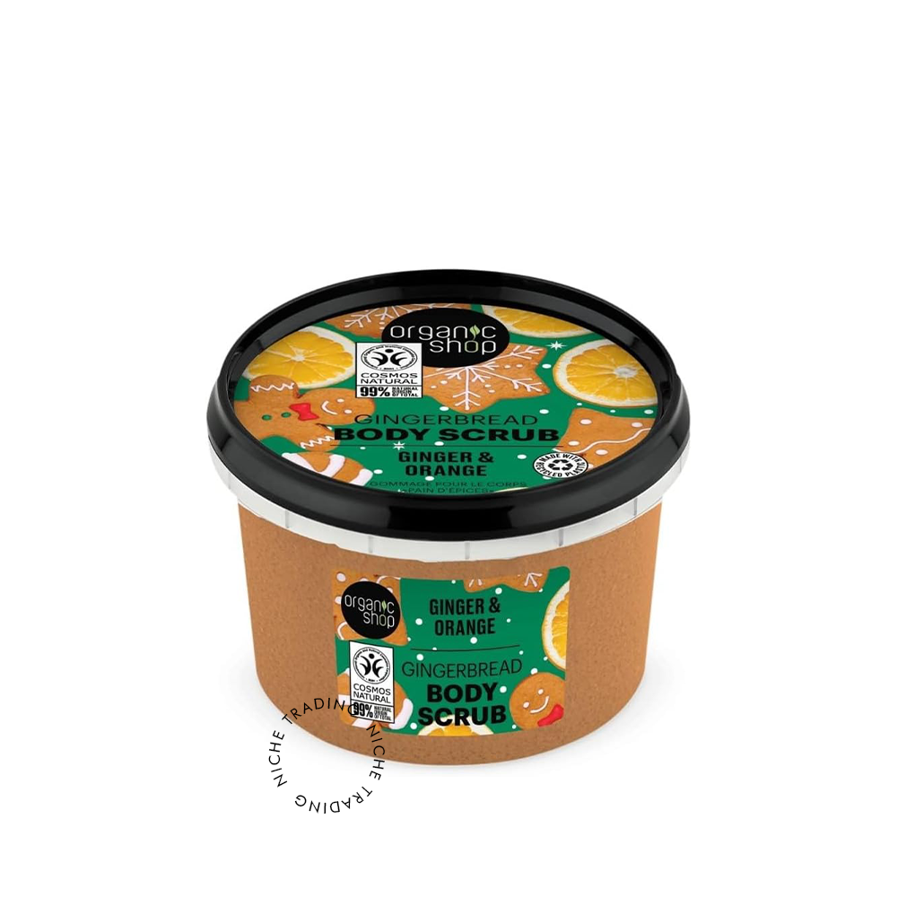 OS Body Scrub Gingerbread, 250ml - Organic Shop | Niche Trading Qatar