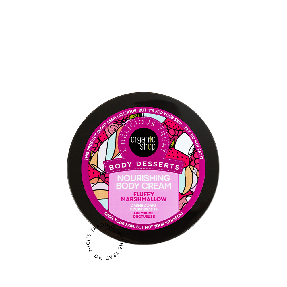 Organic Shop Body Desserts Nourishing Body Cream Fluffy Marshmallow, 450ml