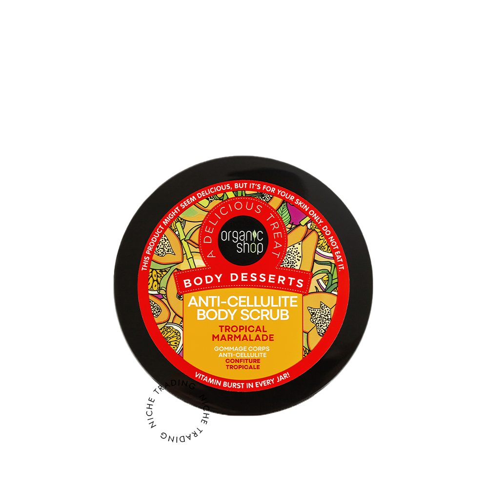 Organic Shop Body Desserts Anti-Cellulite Body Scrub Tropical Marmalade, 450ml