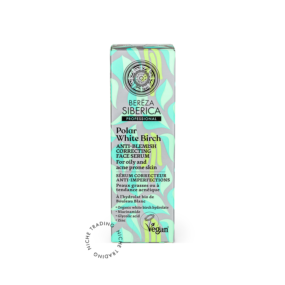 Polar White Birch Anti-blemish correcting face serum, 30ml