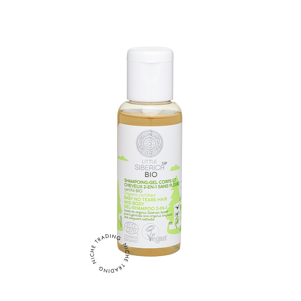 Little Siberica. Baby No Tears hair and body gel-shampoo 2-in-1, 50ml