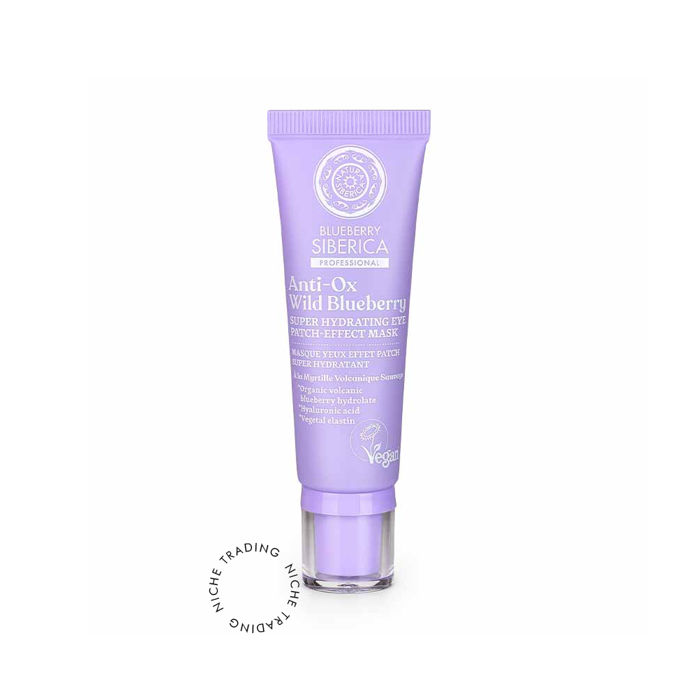 Natura Siberica Wild Blueberry. Super hydrating eye patch-effect mask, 30ml