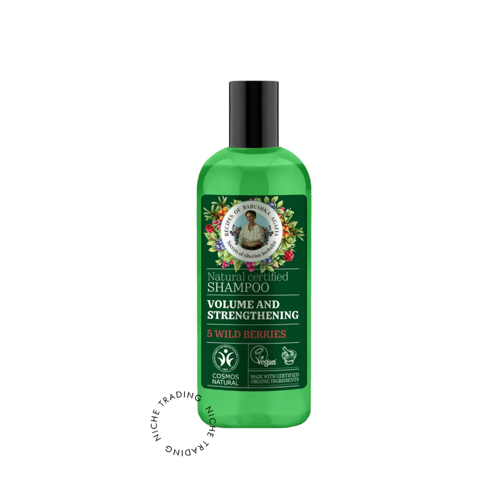 RBA. Natural certified shampoo Volume and strengthening, 260ml