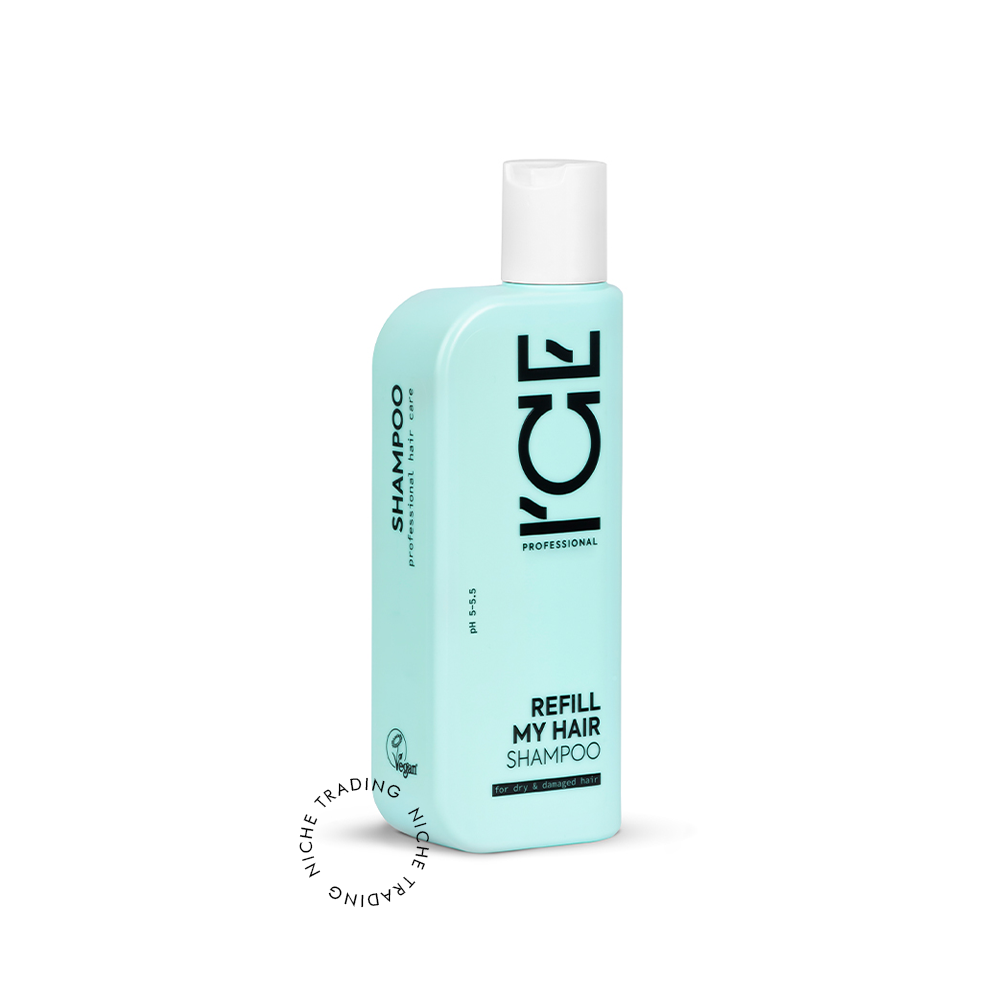 Ice by Natura Siberica. Refill My Hair Shampoo, 250ml - Ice | Niche Trading Qatar