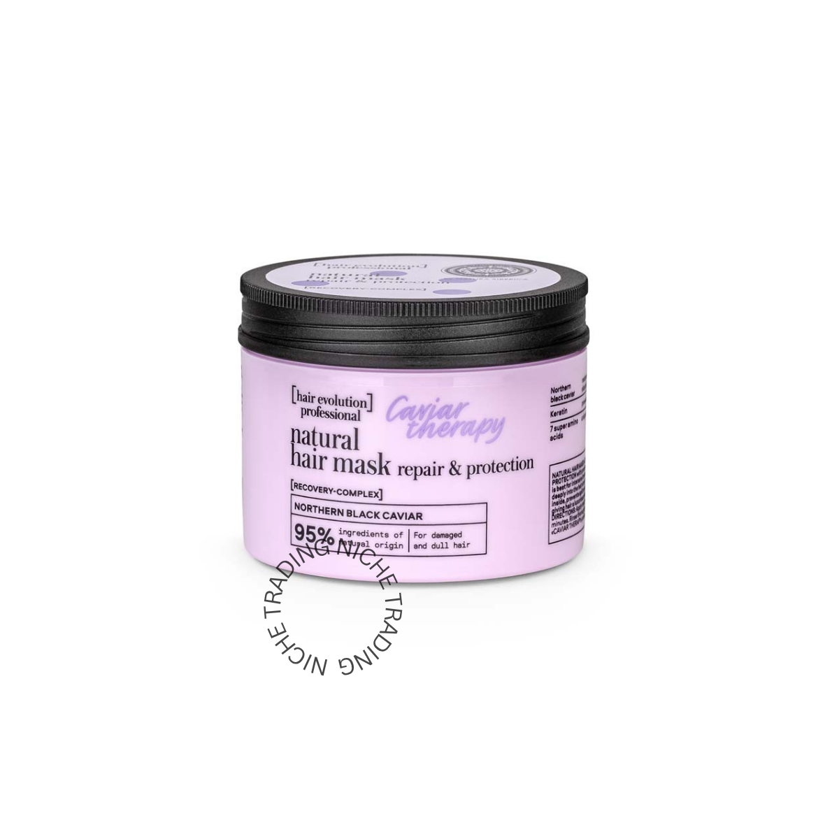 NS. Hair Evolution. Natural Hair Mask "Caviar Therapy" Repair & - Natura Siberica | Niche Trading Qatar