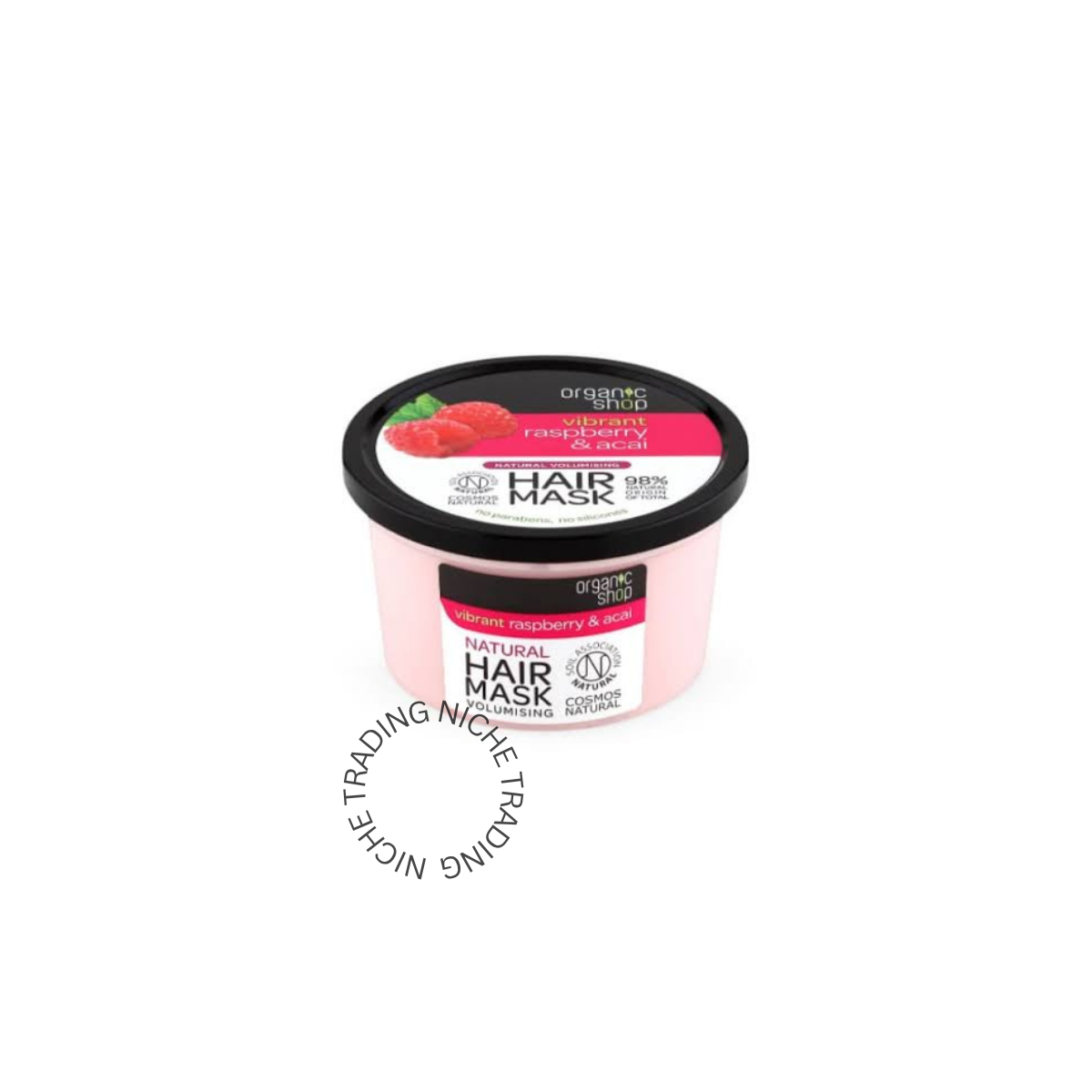 Organic Shop Raspberry & Acai Hair Mask, 250ml - Organic Shop | Niche Trading Qatar