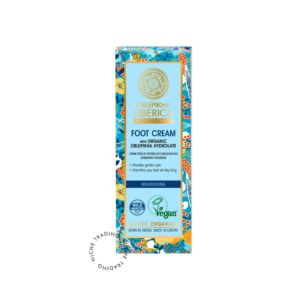Foot Cream with Organic Oblepikha Hydrolate, 75ml