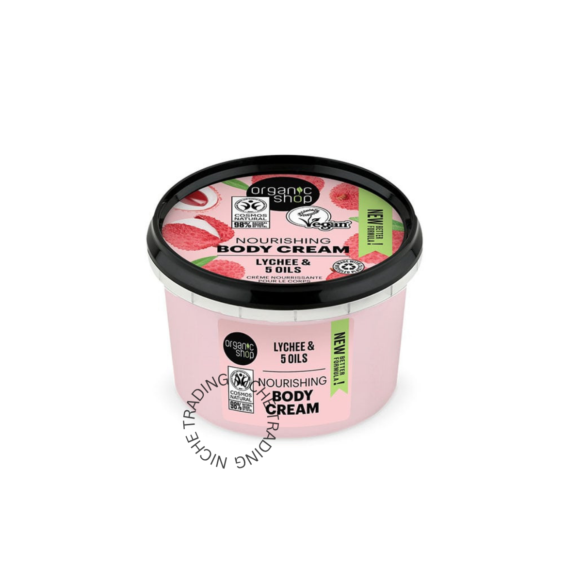 OS Nourishing Body Cream Lychee, 250ml - Organic Shop | Niche Trading Qatar
