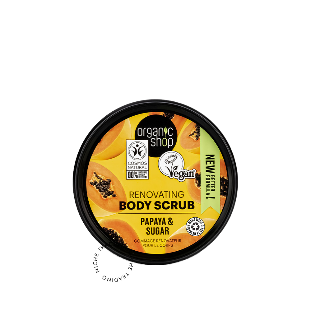 OS Renovating Body Scrub Papaya, 250ml - Organic Shop | Niche Trading Qatar