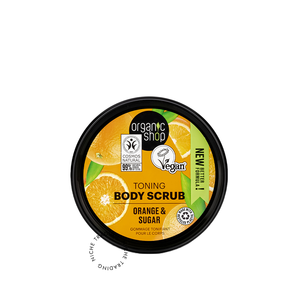 OS Toning Body Scrub Orange, 250ml - Organic Shop | Niche Trading Qatar