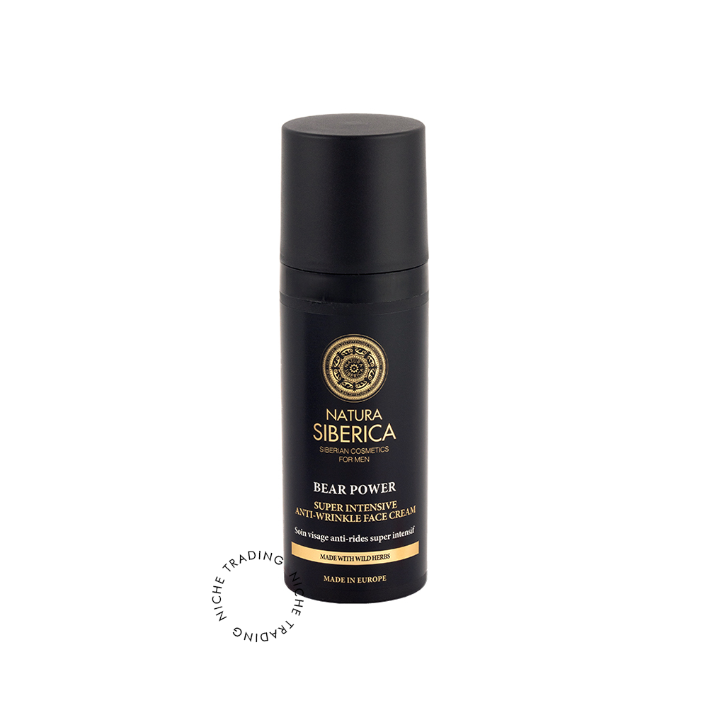 NS Men Super Intensive Anti-Wrinkle Face Cream Bear Power, 50ml - Natura Siberica | Niche Trading Qatar