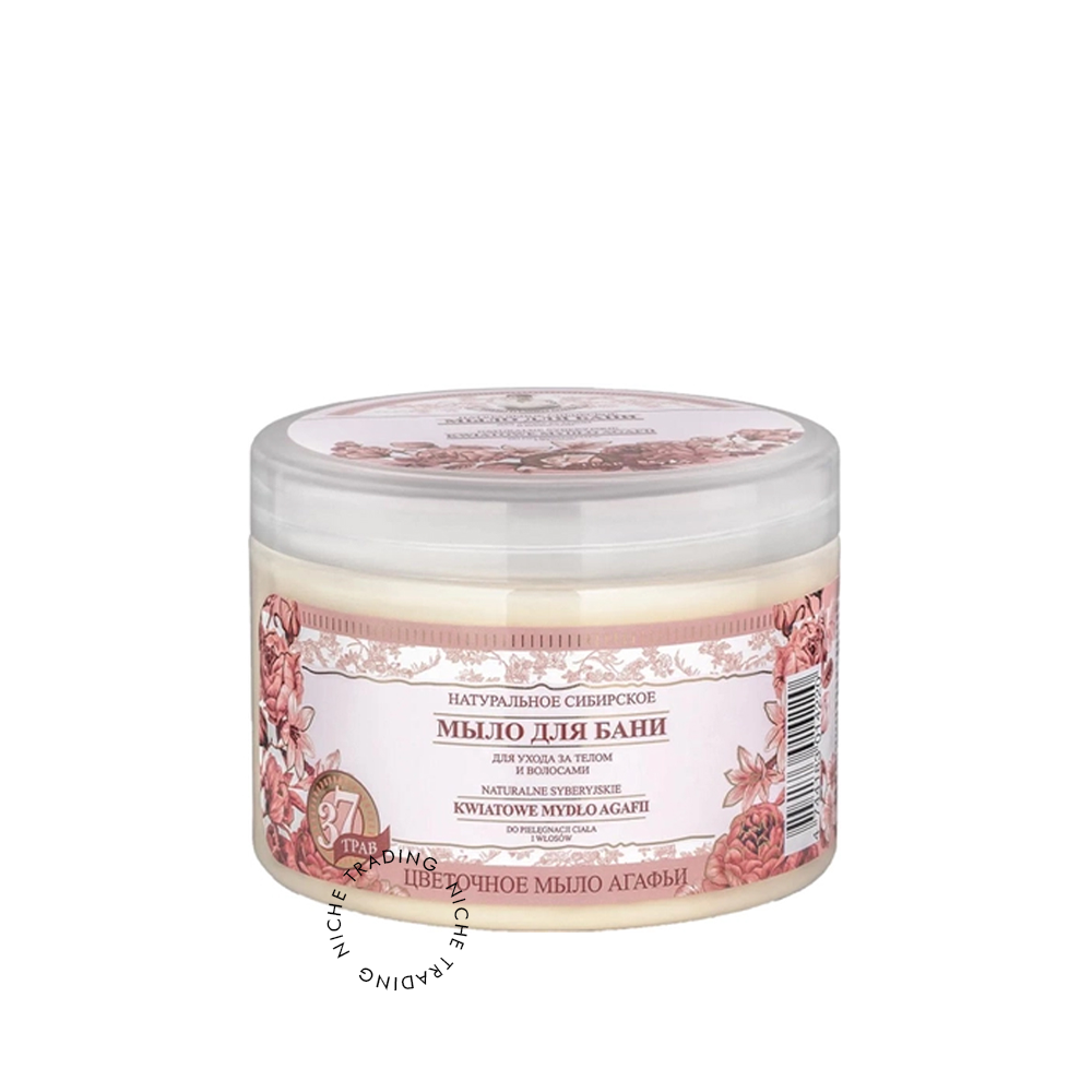 Babushka Agafja Flower Soap, 500ml - Natura Siberica | Niche Trading Qatar