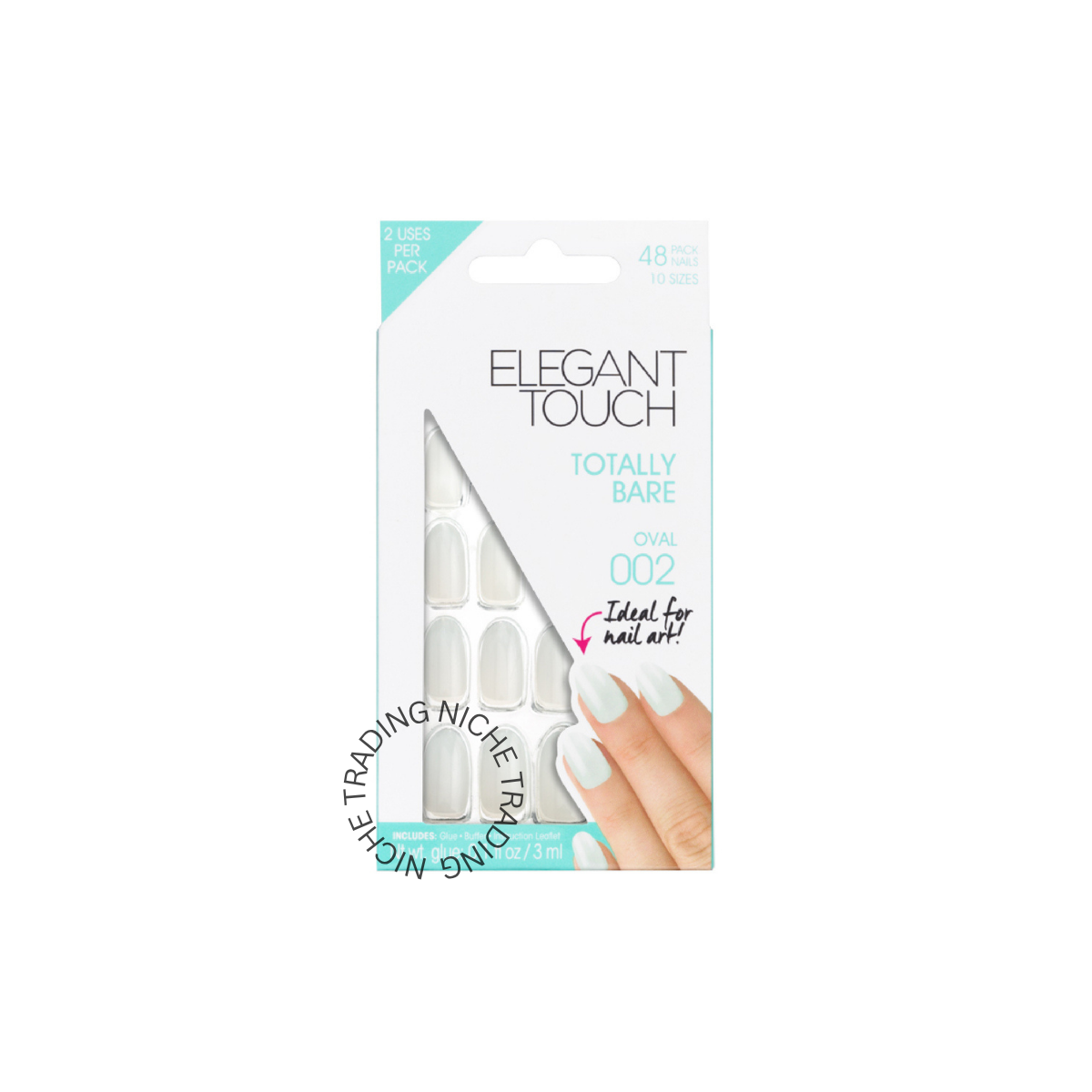 Elegant Touch Bare Nails - Oval - Elegant Touch | Niche Trading Qatar