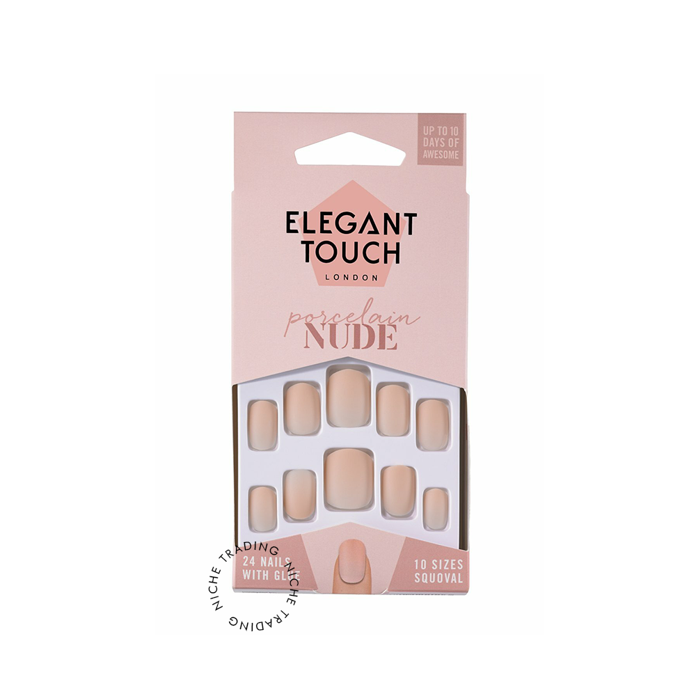 Elegant Touch Nude 12 Size Squoval - Elegant Touch | Niche Trading Qatar