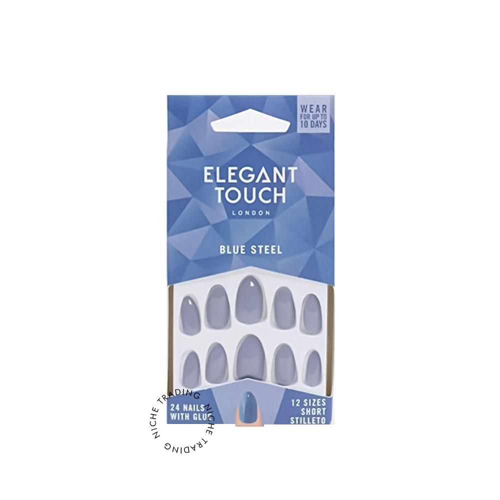 Elegant Touch Blue Steel Nails - Elegant Touch | Niche Trading Qatar