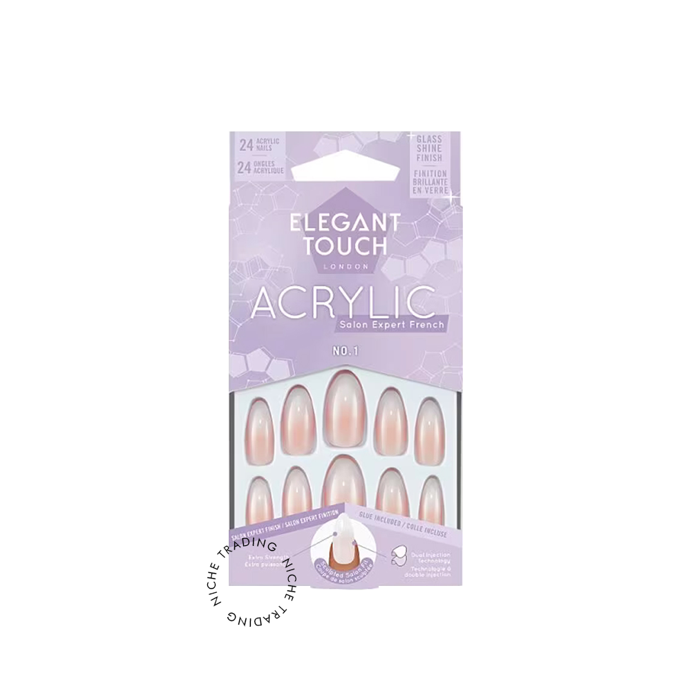 Elegant Touch French Acrylic No 01 - Elegant Touch | Niche Trading Qatar