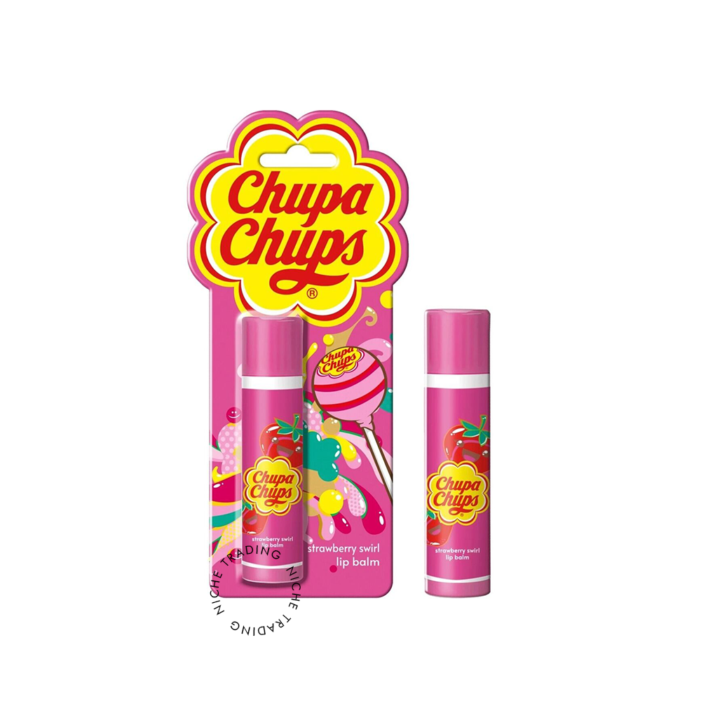 Chupa Chups Strawberry Swirl Lip Balm - Chupa Chups | Niche Trading Qatar