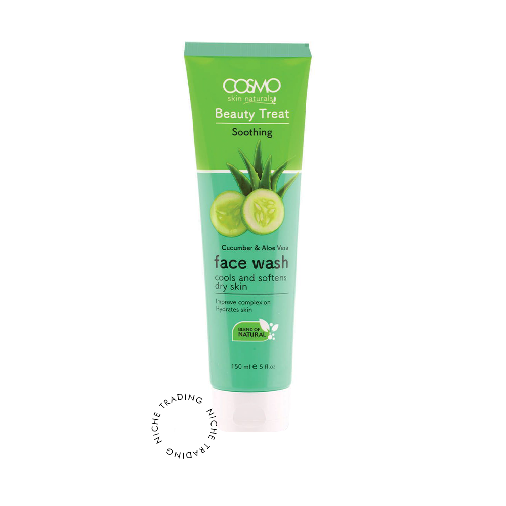 Cosmo Cucumber & Aloe Vera Face Wash 150ml - Cosmo | Niche Trading Qatar
