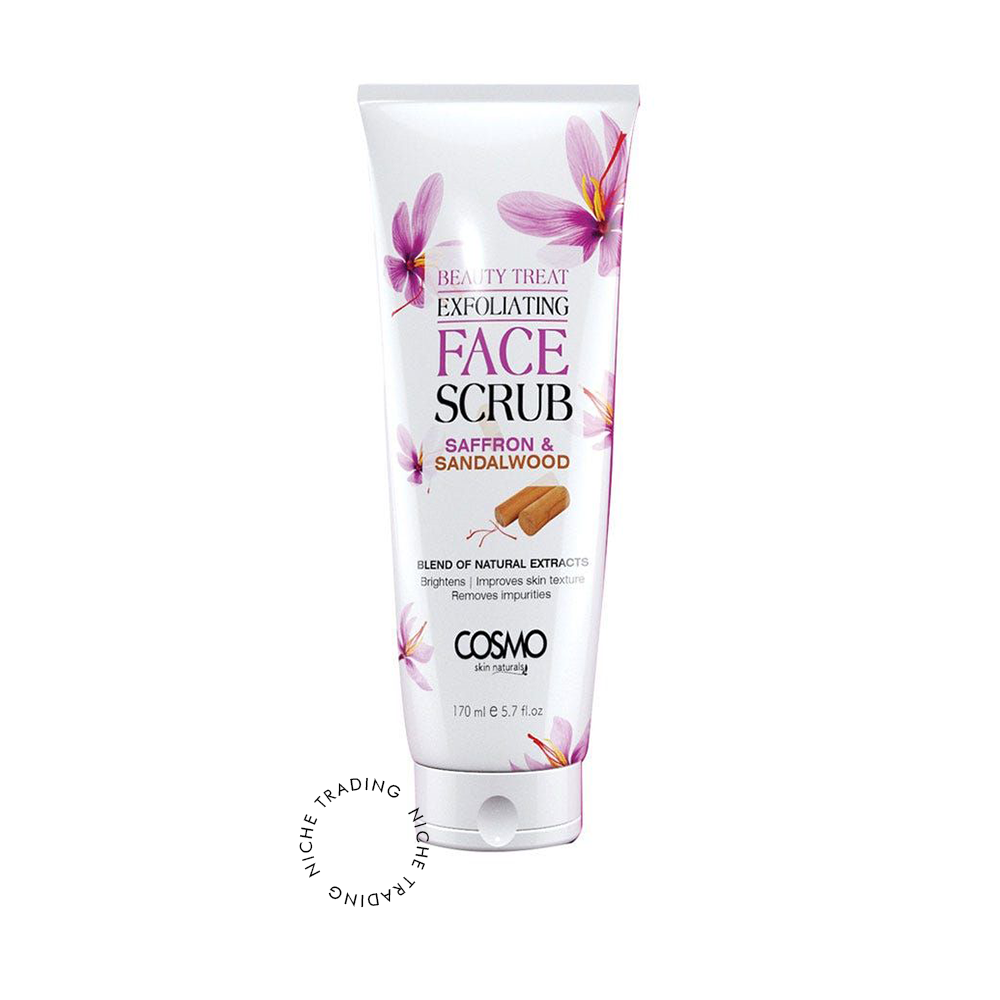 Cosmo Saffron & Sandalwood Scrub 170ml - Cosmo | Niche Trading Qatar