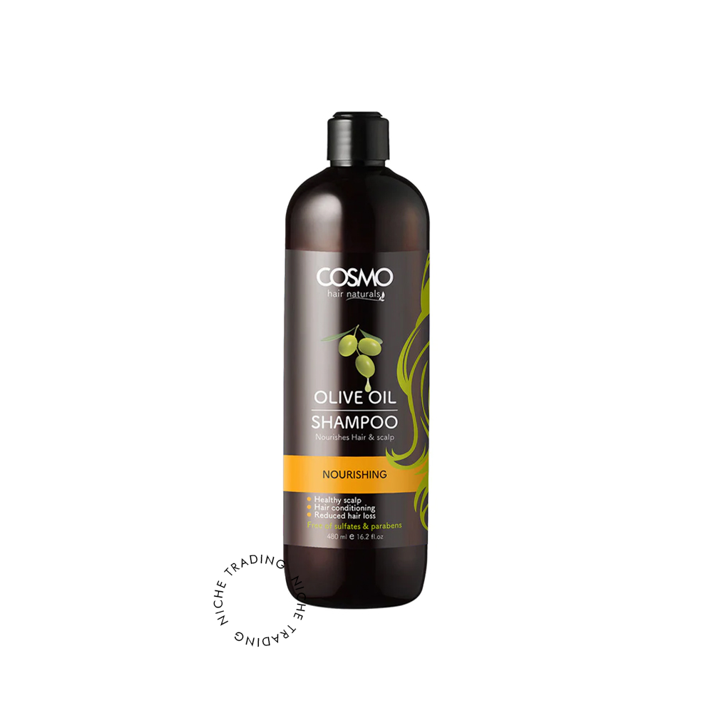 Cosmo Olive Oil Shampoo 480ml - Cosmo | Niche Trading Qatar