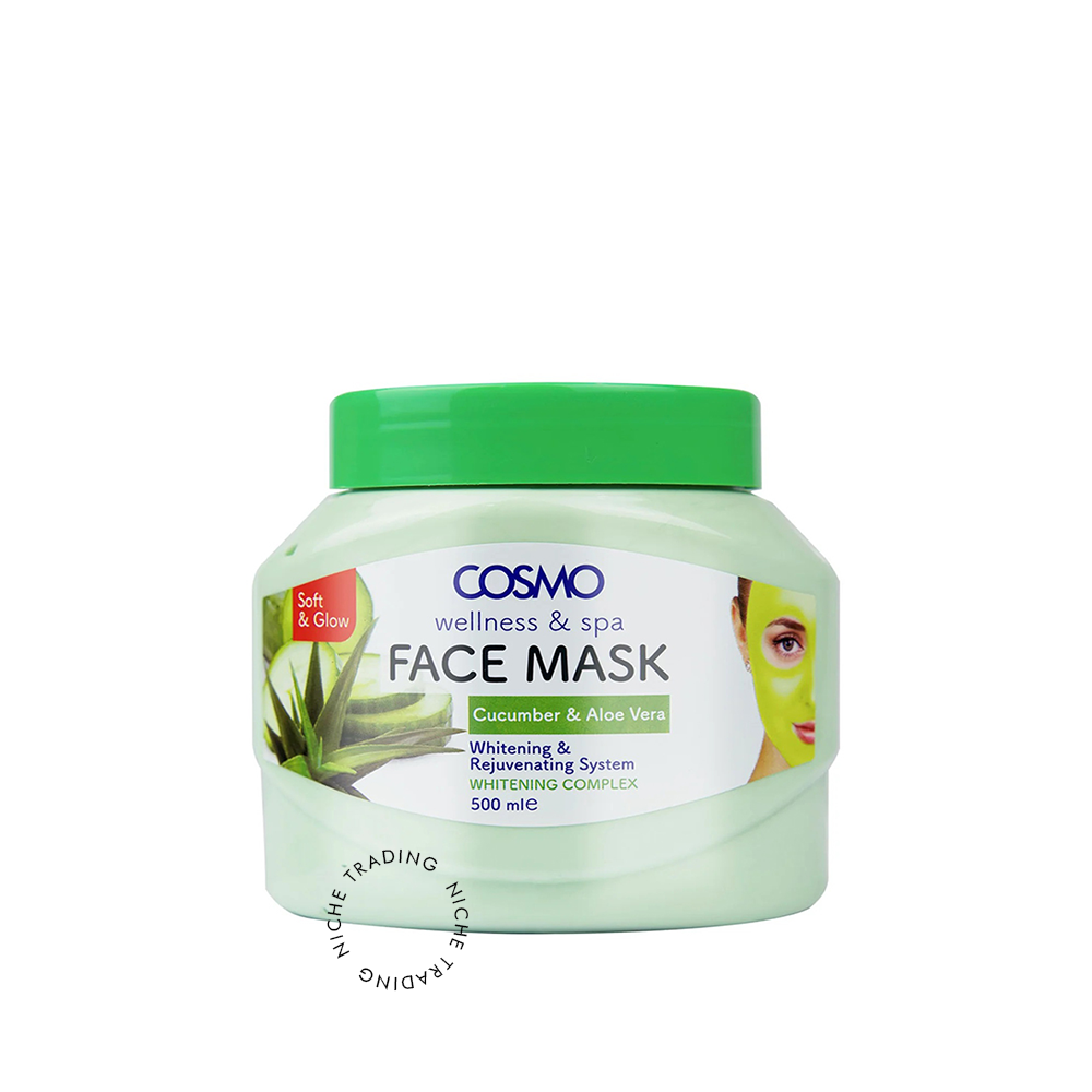Cosmo Cucumber & Aloe Vera Face Mask 500ml - Cosmo | Niche Trading Qatar