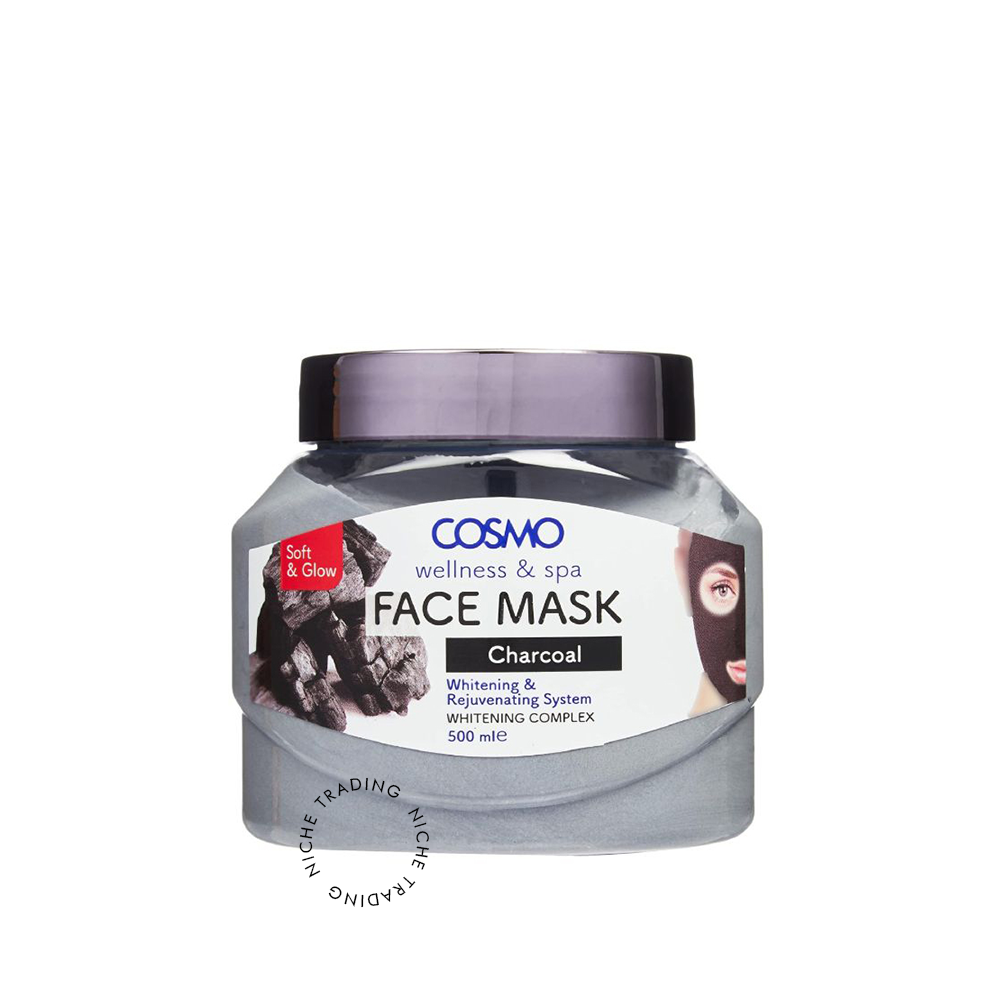 Cosmo Charcoal Face Mask 500ml - Cosmo | Niche Trading Qatar
