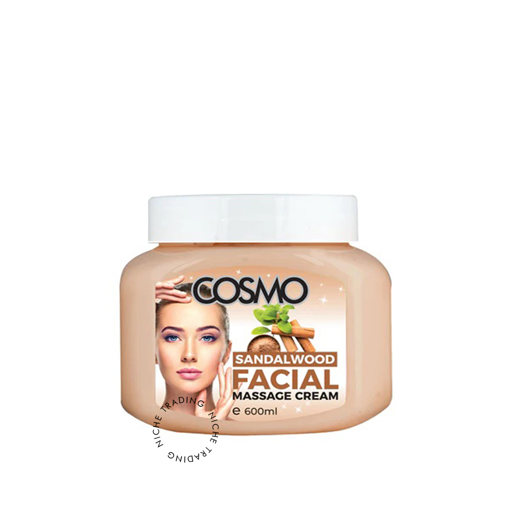 Cosmo Sandalwood Facial Massage Cream 600ml - Cosmo | Niche Trading Qatar